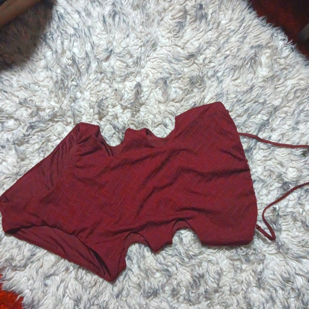 Womans cutout bathing suit
